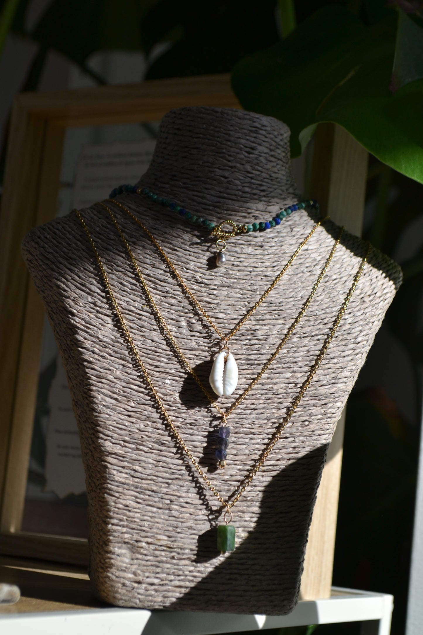Tikehau – Collier Cauri de Polynésie – Plaqué or 18k – Collection MOANA