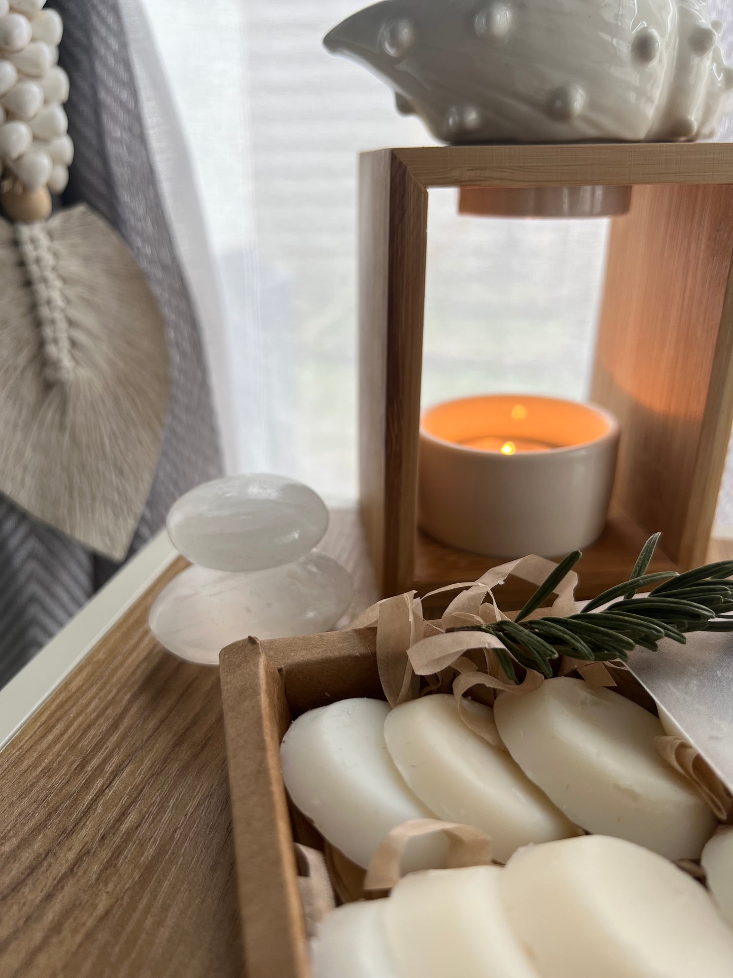 Il etait Une Fois  - Cire de coco parfumée- Parfum de Grasse & Sélénite en Poudre